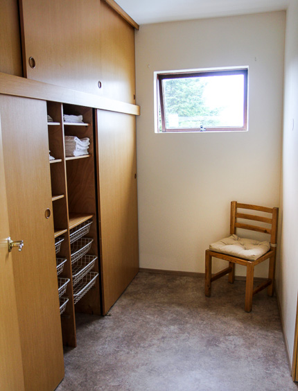 Sleeping room upstairs